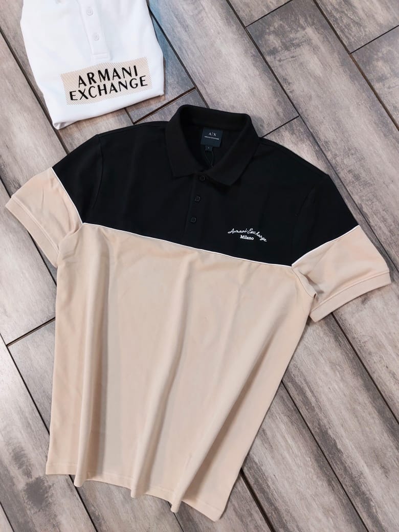 MENS ARMANI lAYCRA PIQUE POLO -68PCS