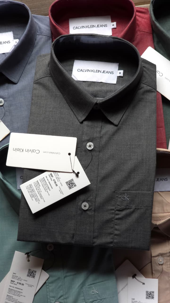 MENS CK LAYCRA  SHIRT-49PCS