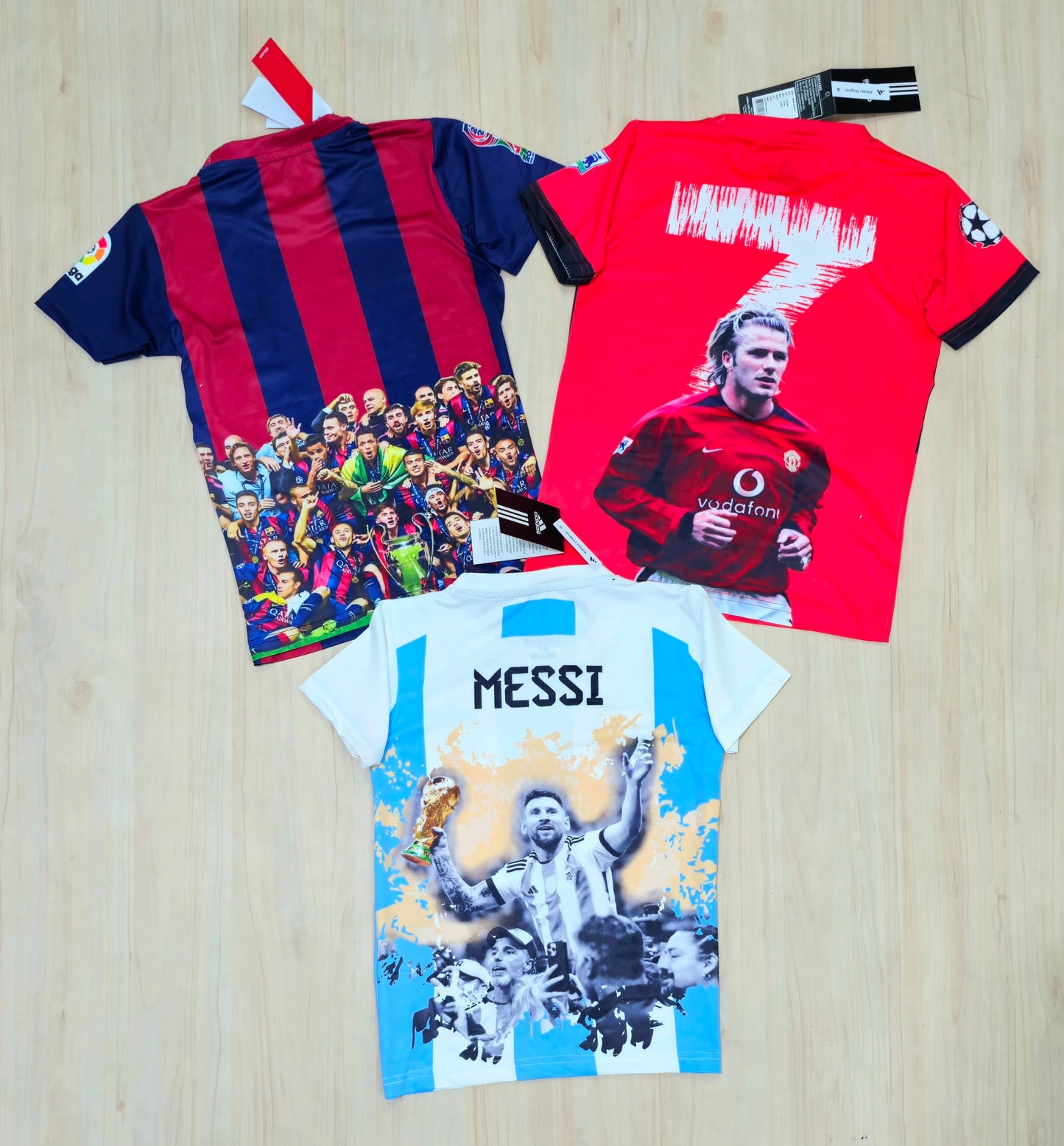 KIDS FOOT BALL TSHIRT -100PCS