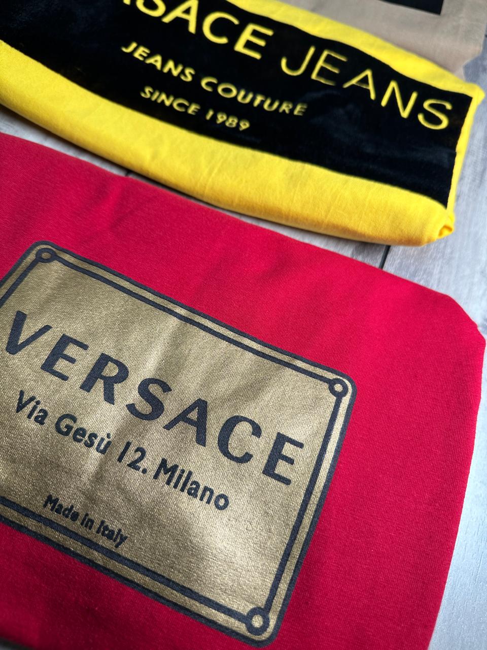 VERSACE ROUND NACK TSHIRT PRIMIUM QUALITY -50PCS