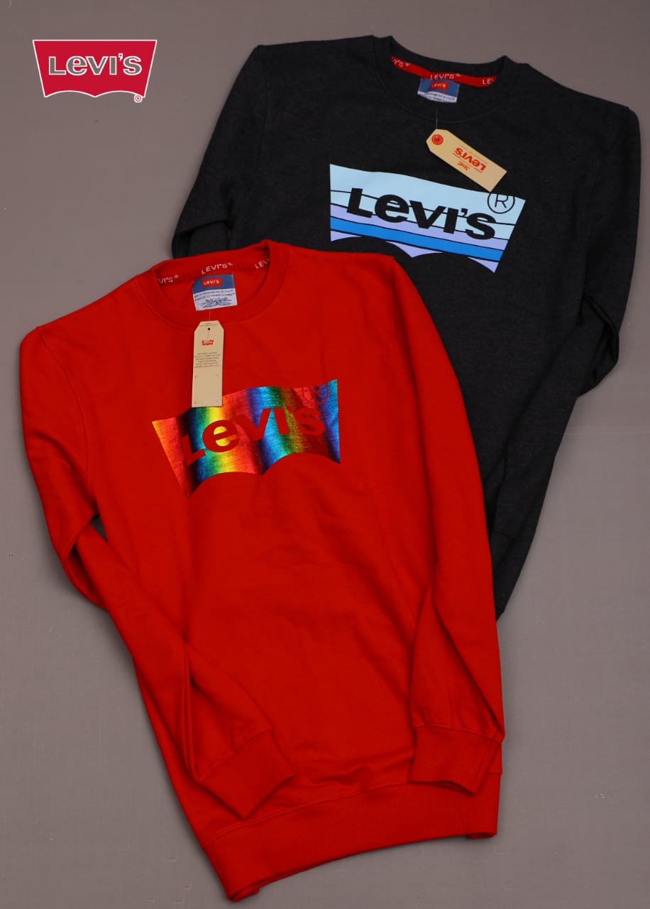 MEN'S LEVIS COTTON FLEECE SWEATSHIRT -40PCS