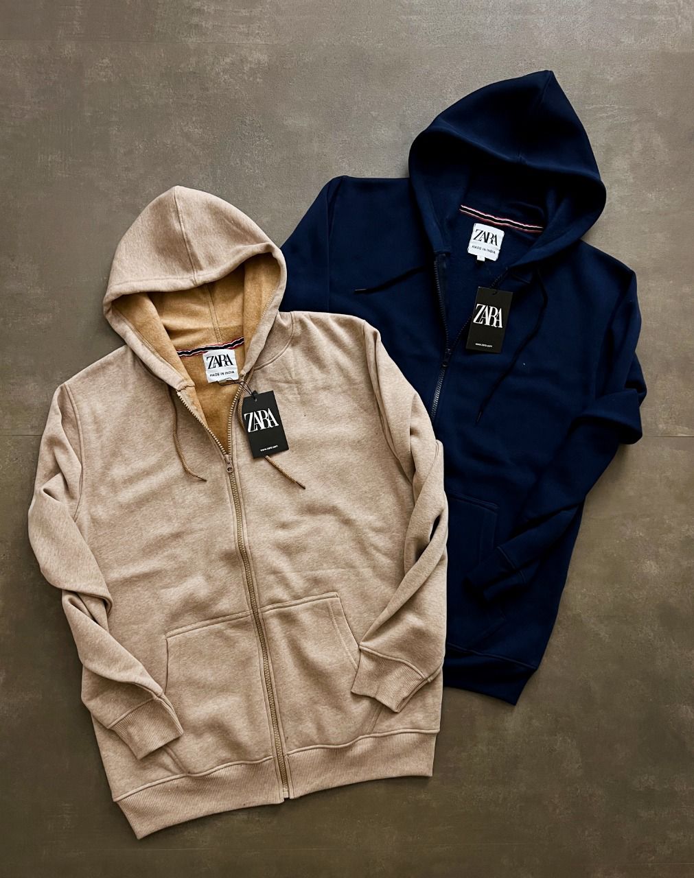 ZARA ZIPPER HOODIE-34 PCS