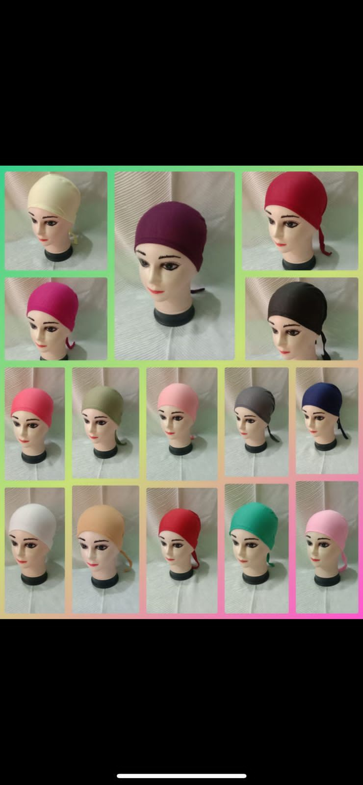 MUSLIM WOMENS CAP-200PCS