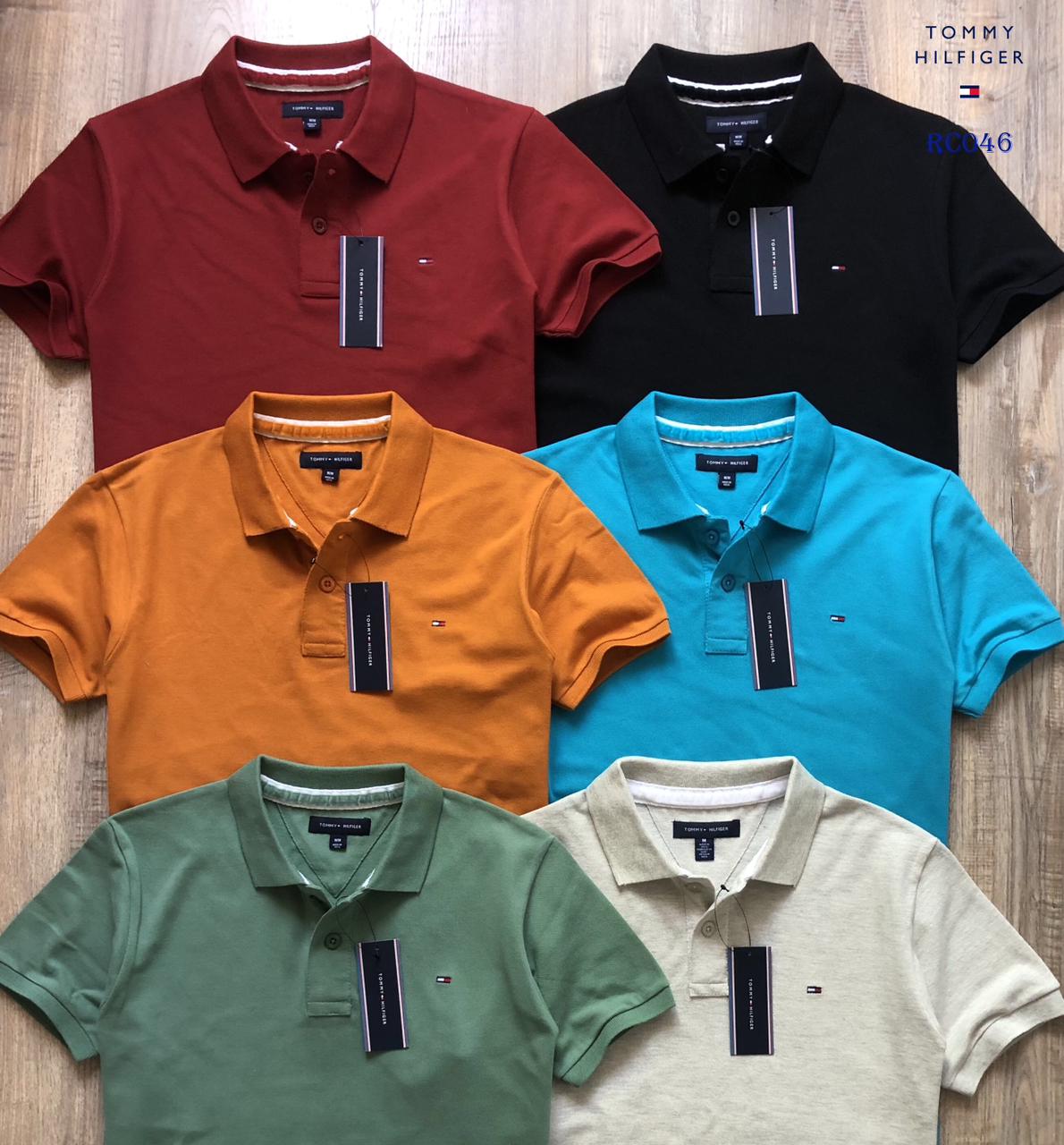 TOMMY HILFIGER POLO NACK T-SHIRT-76PCS