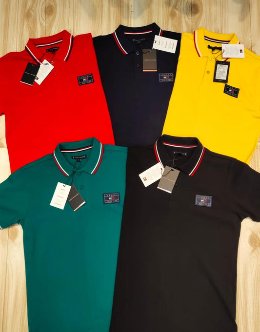 TOMMY HILFIGURE OVERSIZED POLO TSHIRT TILL 3XL-76PCS