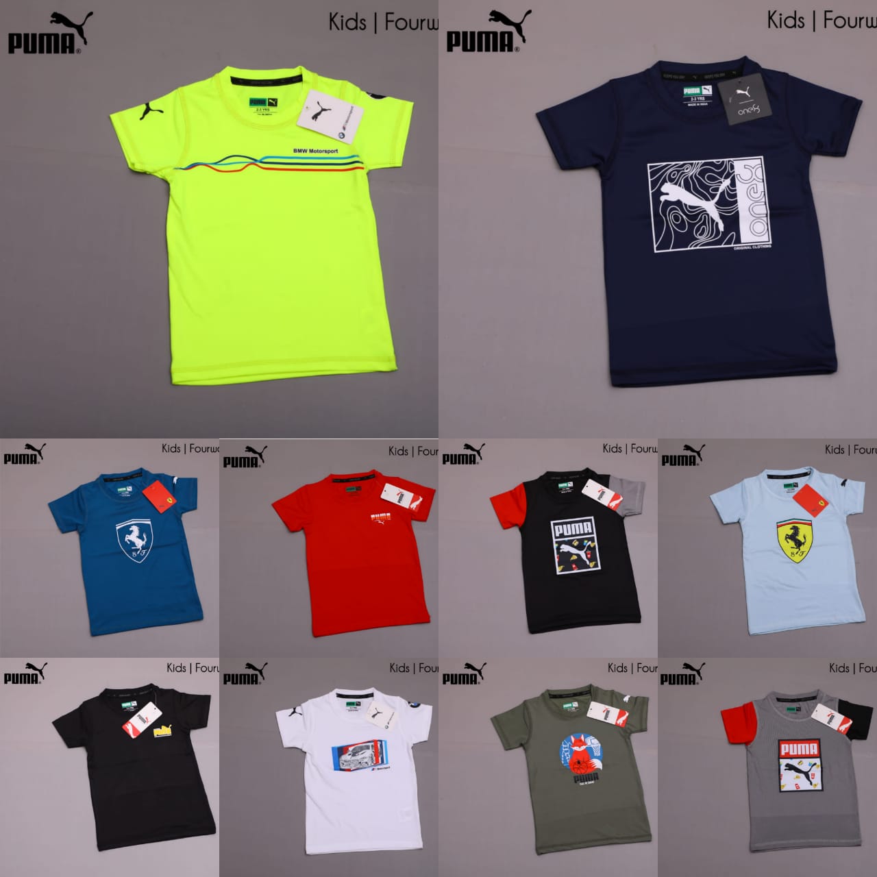 PUMA KIDS TEES -104PCS