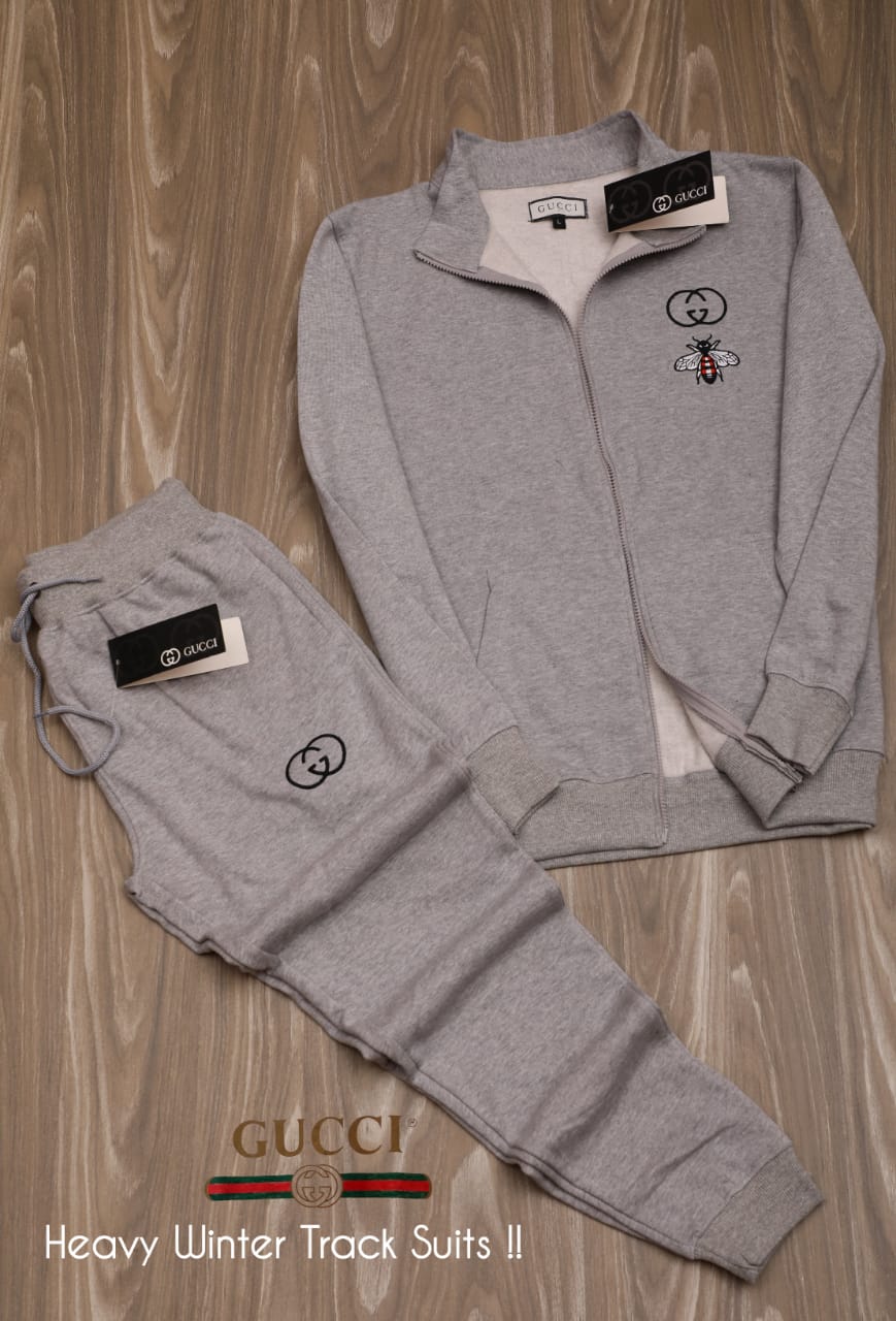 Gucci store tracksuit grey