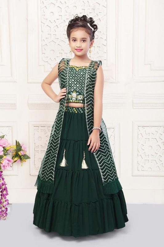 KIDS FENCY LAHENGA CHOLI-32SET