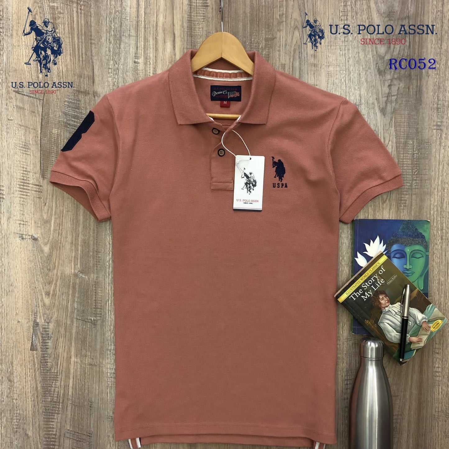 US POLO NACK T-SHIRT-76PCS