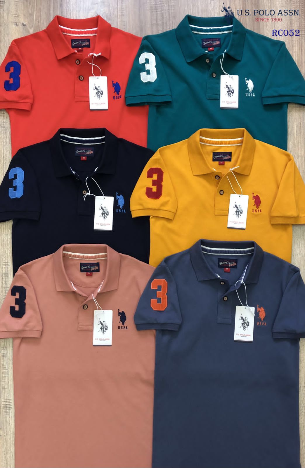 US POLO NACK T-SHIRT-76PCS