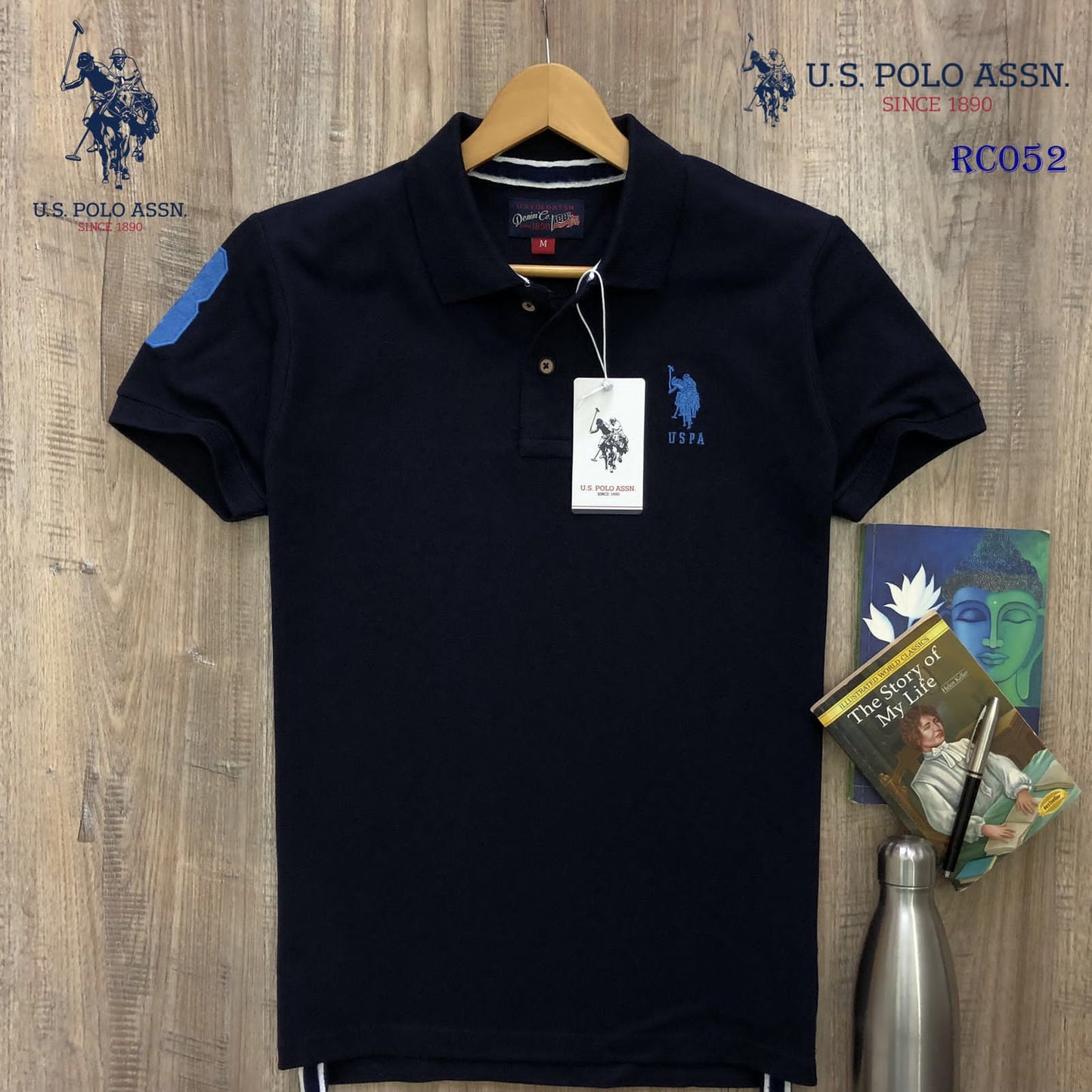 US POLO NACK T-SHIRT-76PCS