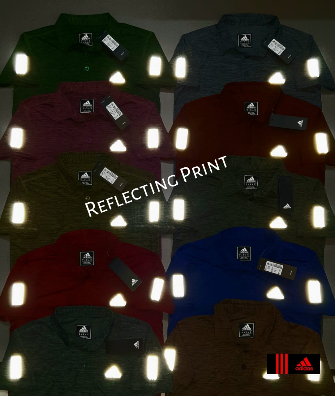 ADIDAS DRYFIT POLO-43PCS