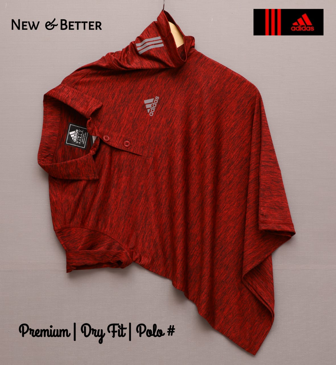 ADIDAS DRYFIT POLO-43PCS